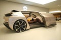 NIO model EVE, showcases future of autonomous intelligent driving, concept electric car by Nio, side view, interior Next