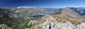 Niolo region Panorama from Capu di u Facciatu Mountain Royalty Free Stock Photo