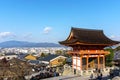 Niomon gate in Kiyomizu-dera temple. Royalty Free Stock Photo