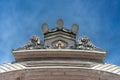 Niomon (guardian gate), Shishiguchi roof detail at Zenko-ji Temple Royalty Free Stock Photo