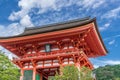 NiomonDeva Gate of Kiyomizu-dera Buddhist Temple. Royalty Free Stock Photo