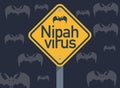 Nipah virus, an emerging disease thought to be spread by fruit bats