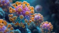 Nipah Virus Under a Microscope AI Generated