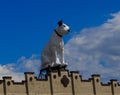 Nipper the dog and his victrola atop the former RCA building Alb Royalty Free Stock Photo