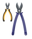 Pliers - a tool for the workshop, garage, construction and repair.