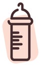 Nipple bottle, icon