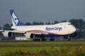 Nippon Cargo Airlines B747 taking off from Amsterdam Airport AMS