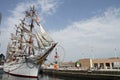 Nippon maru, sailing ship in yokohama