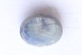 Nira myanmar grayish blue pastel. Gemstone cabochon semigem geological mineral.