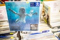 Nirvana vinyl album on display for sale, Vinyl, LP, Album, Pop Rock, American rock band, collection of Vinyl in background