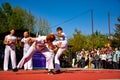 Dynamic Capoeira Showdown: A Thrilling Battle of Skill and Artistry Royalty Free Stock Photo