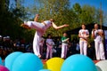Gravity-Defying Spin: A Capoeirista\'s Dynamic Celebration of International Dance Day
