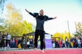 Energetic Dance Performance on Red Carpet for World Dance Day