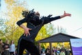 Energetic Dance Performance Under Open Sky on International Dance Day