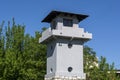 Old watchtower in concentration camp