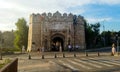 NIS, SERBIA - JUNE 28, 2017: Nis fortress entrance with people w