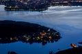 Nisaki of Ioannina, panoramic view, Greece. Royalty Free Stock Photo