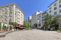 View from Abdi Ipekci street and luxury stores in Nisantasi district, Sisli district of Istanbul.