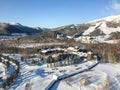 Niseko city view,Hokkaido Japan