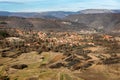 Nisevac Village - view from Svrljig mountains Royalty Free Stock Photo