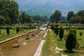 Nishat garden, Srinagar Royalty Free Stock Photo