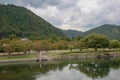 Nishiki River in Yamaguchi Prefecture Royalty Free Stock Photo