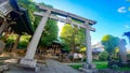 Nishimukai Tenjin Shrine, a shrine located in Shinjuku, Shinjuku-ku, Tokyo, Japan