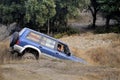 A Nissan Patrol in action Royalty Free Stock Photo