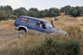 A Nissan Patrol in action Royalty Free Stock Photo