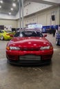 Nissan Skyline GT-R R32 in car modification show front shot Royalty Free Stock Photo