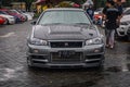 Nissan Skyline GT-R R34 with Z-Tune bodykit in a outdoor car show