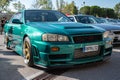 Nissan Skyline GT R34 tenth generation green