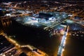 Nissan Stadium Nashville Tennessee USA at night Royalty Free Stock Photo