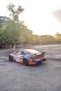 Nissan 180sx drift car in Indonesia drift series event