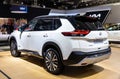 Nissan X-Trail e-POWER e-4ORCE electric crossover SUV car showcased at the Brussels Autosalon European Motor Show. Brussels, Royalty Free Stock Photo
