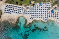 Nissi beach in Ajia Napa, Cyprus Royalty Free Stock Photo