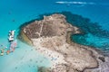 Nissi Island in Ajia Napa, Cyprus Royalty Free Stock Photo