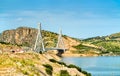 The Nissibi Euphrates Bridge across the Euphrates River in southeastern Turkey
