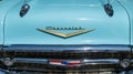 NISSWA, MN - 30 JUL 2022: Front of a 57 Bel Air car Royalty Free Stock Photo