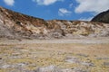 Nisyros volcano crater, Greece Royalty Free Stock Photo