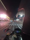 Nite ride in jakarta traffic Sudirman