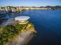 Niteroi city, Rio de Janeiro state / Brazil South America. - 01/27/2019 Description: MAC Niteroi. Museum of Contemporary Art of Ni