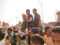 Nitin Gadkari during the a road show