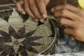 Nito basket weaving from the Iraya-Mangyan community of Mindoro, Philippines