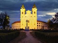 Nitra at night, Ladislav Church - Slovakia Royalty Free Stock Photo