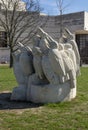 Nitra, Slovakia - March , 18, 2023 : Sculpture \