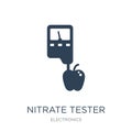 nitrate tester icon in trendy design style. nitrate tester icon isolated on white background. nitrate tester vector icon simple