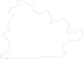 Nitriansky Slovakia outline map