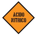 Nitric acid stamp in italian