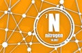Nitrogen chemical element.
